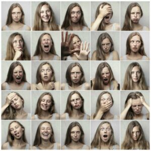 Femme émotionnelle